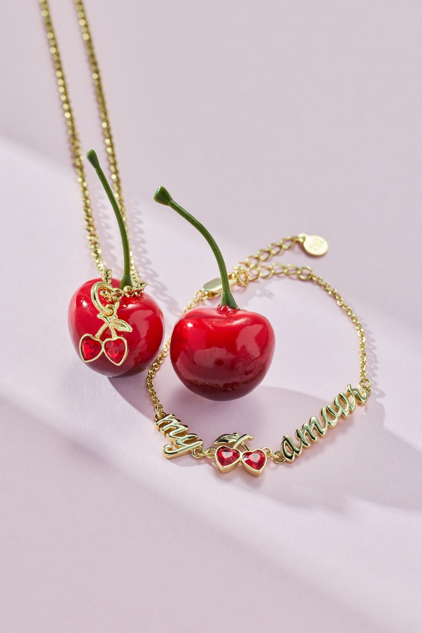 'My Cherry Amour' In-Line Chain Bracelet ALEX AND ANI