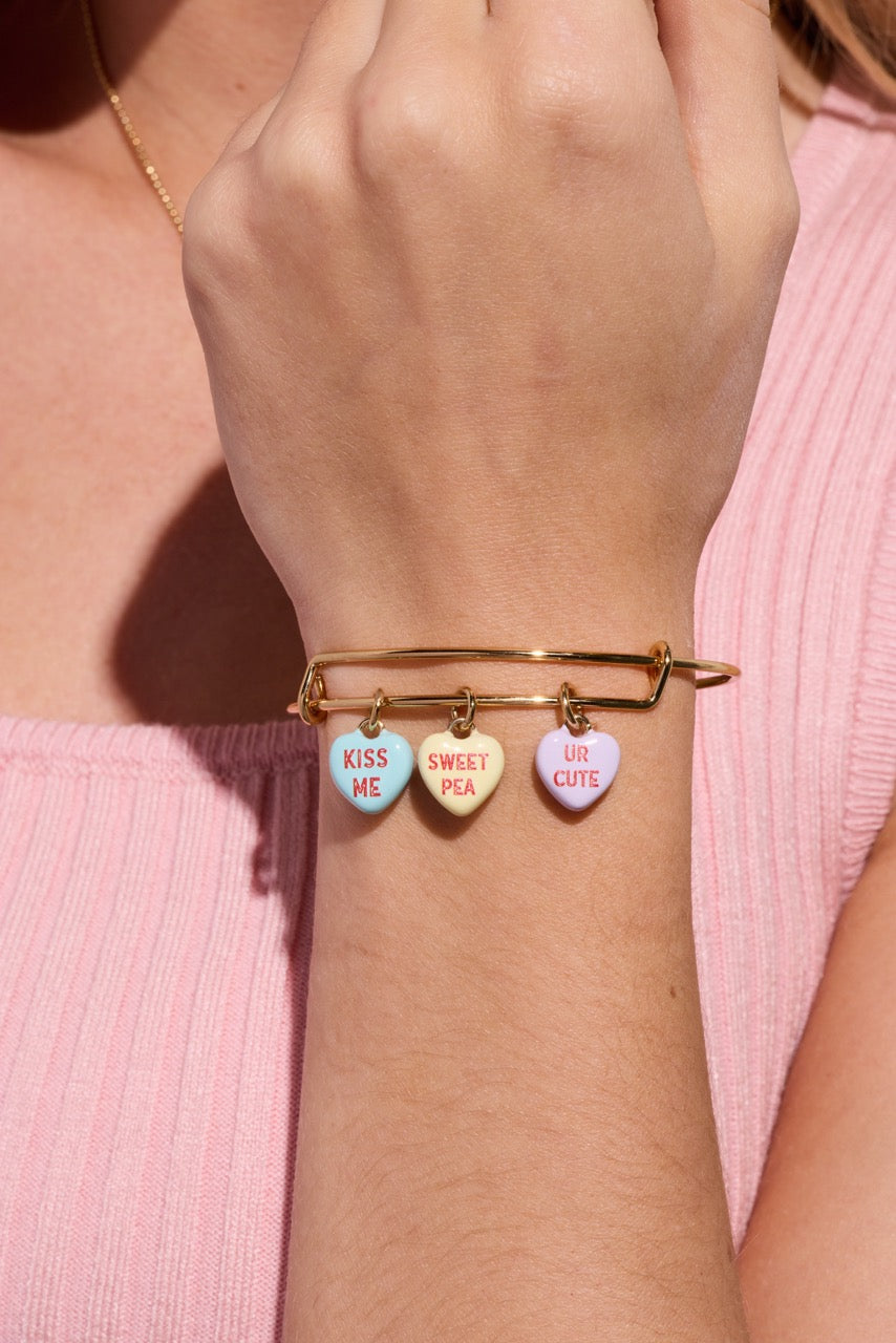 Sweethearts® Multi-Heart Charm Bangle ALEX AND ANI