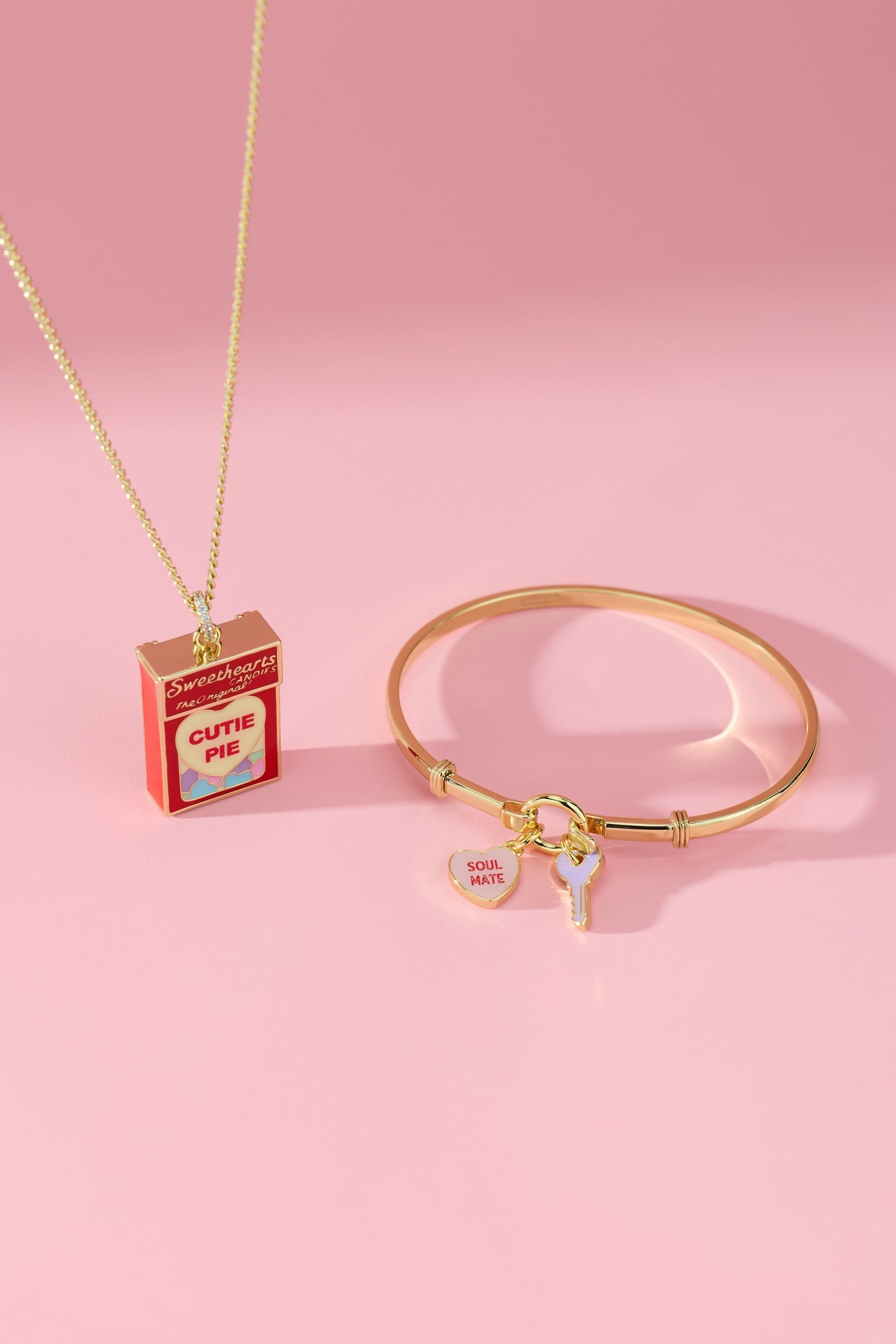 Sweethearts® ‘Soul Mate’ Heart & Key Tension Bangle ALEX AND ANI