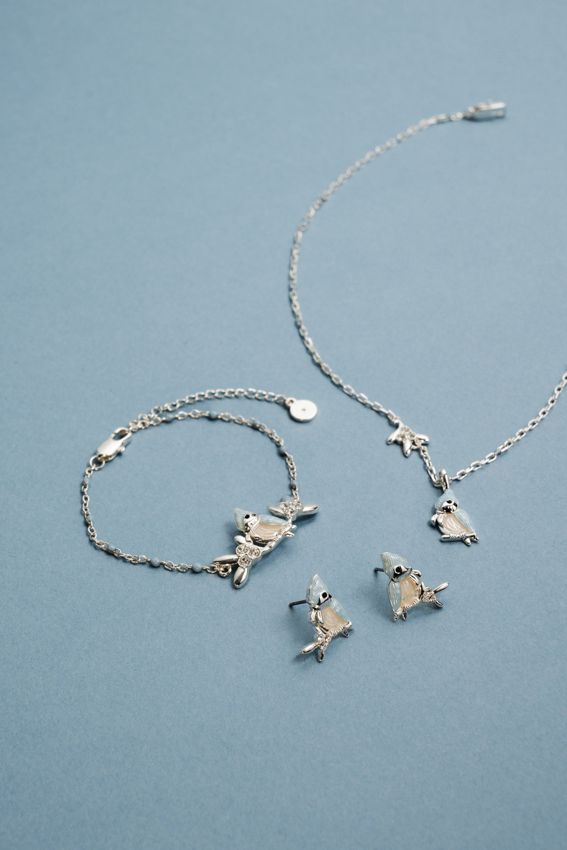 Tufted Titmouse Bird Pendant Necklace ALEX AND ANI