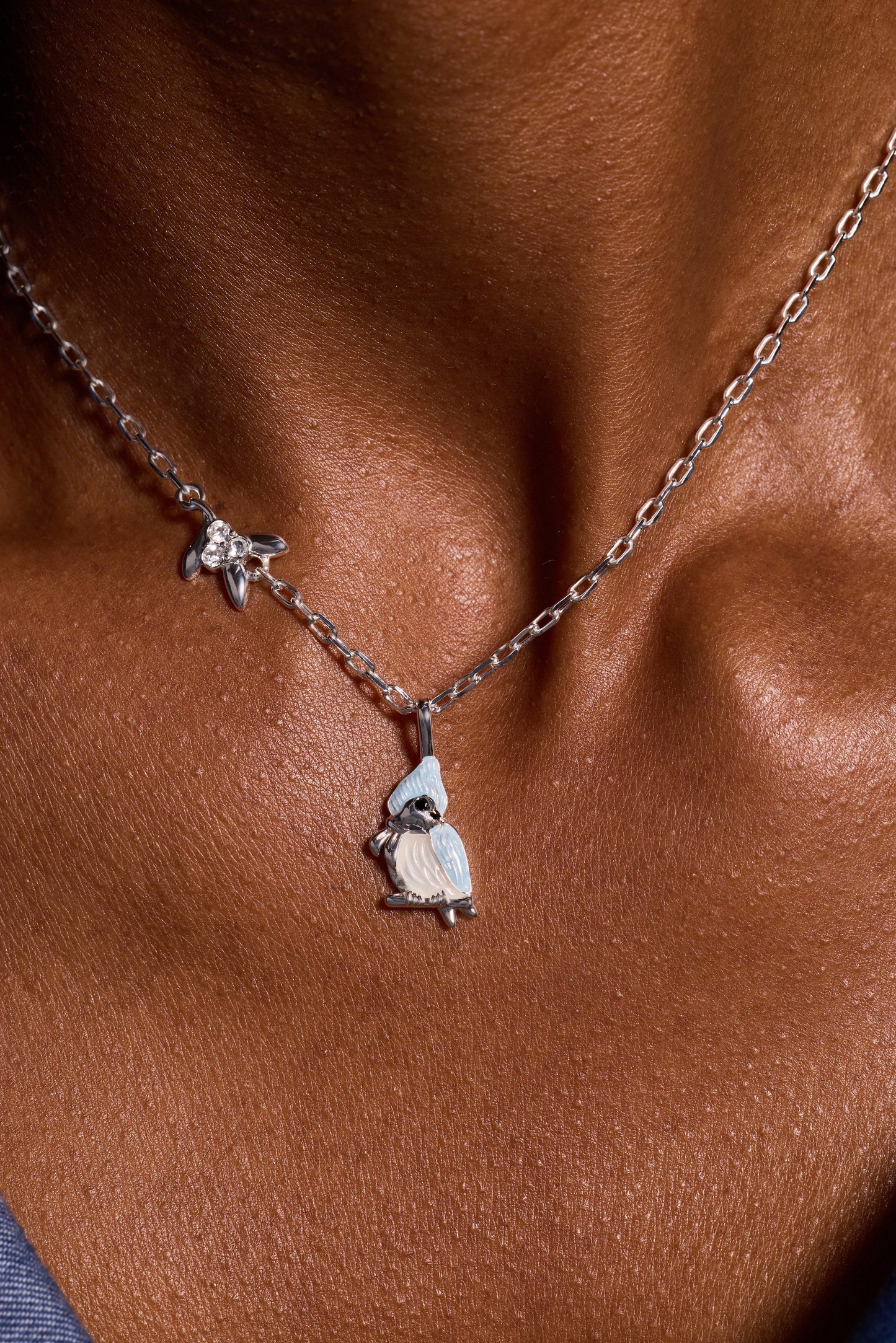 Tufted Titmouse Bird Pendant Necklace ALEX AND ANI