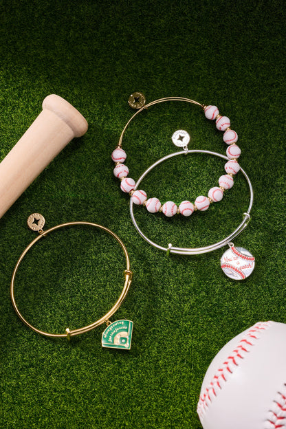 "You're A Catch" Baseball Charm Bangle ALEX AND ANI