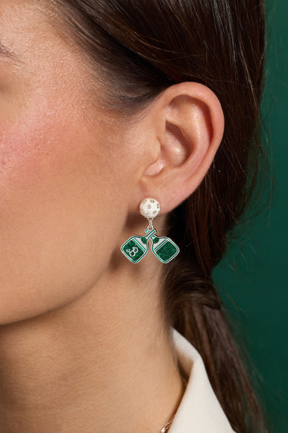 Barbie™ Pickleball Drop Earrings ALEX AND ANI