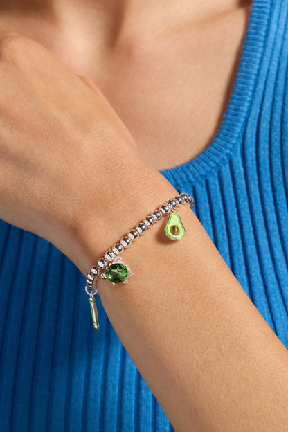 Crayola Fan Favorites Forest Green Charm Stretch Bracelet ALEX AND ANI