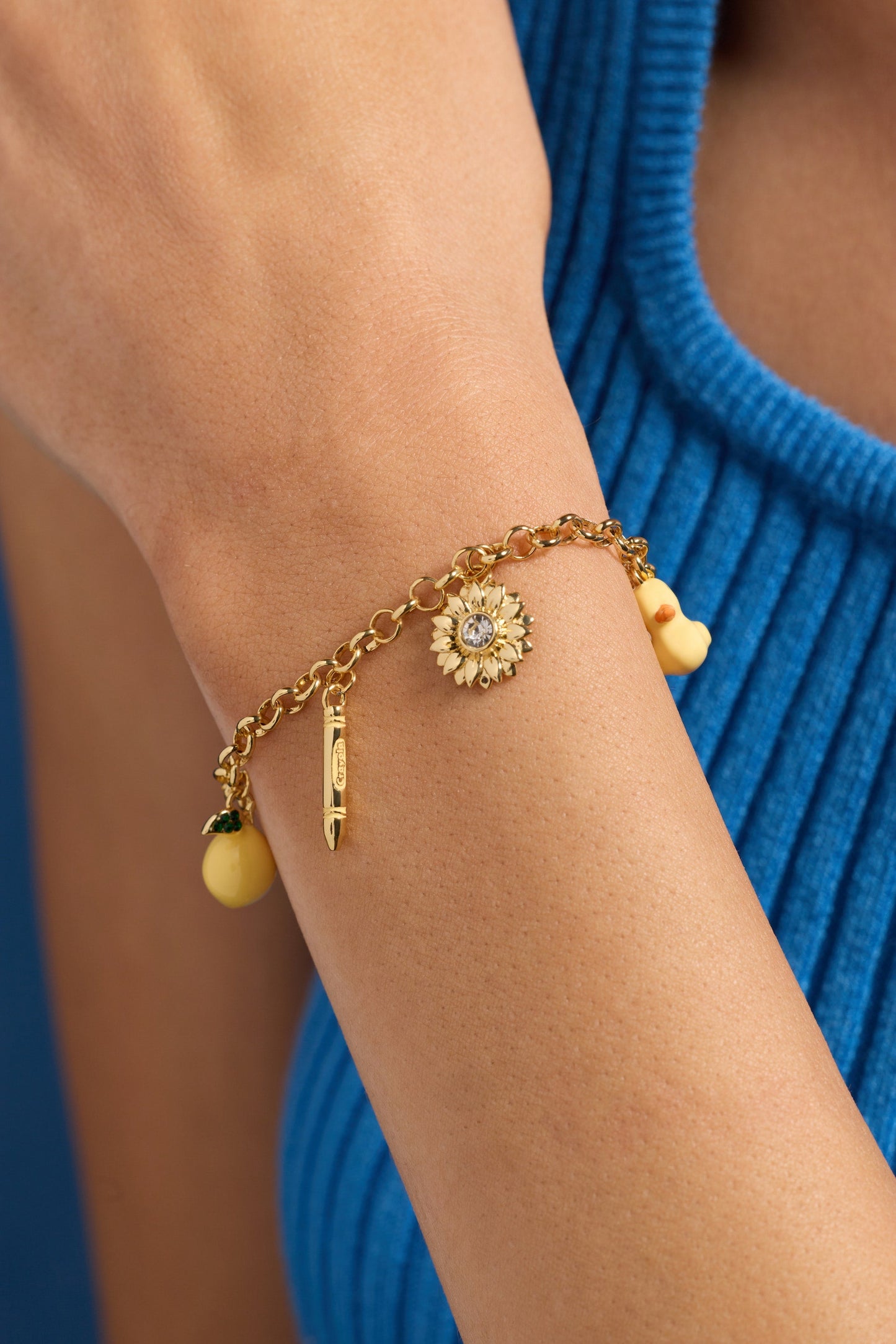 Crayola Fan Favorites Sunglow Charm Bracelet ALEX AND ANI
