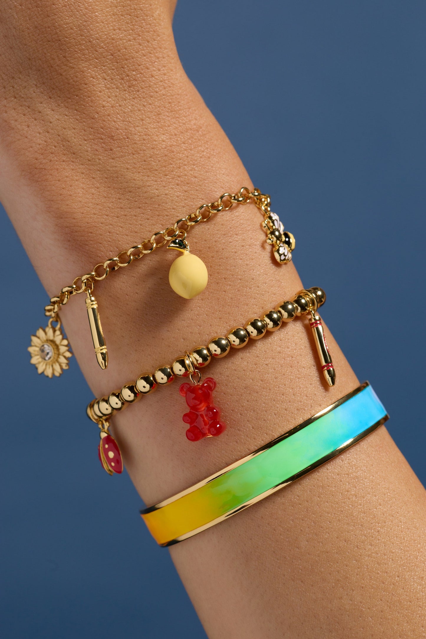 Crayola Fan Favorites Scarlet Charm Stretch Bracelet ALEX AND ANI