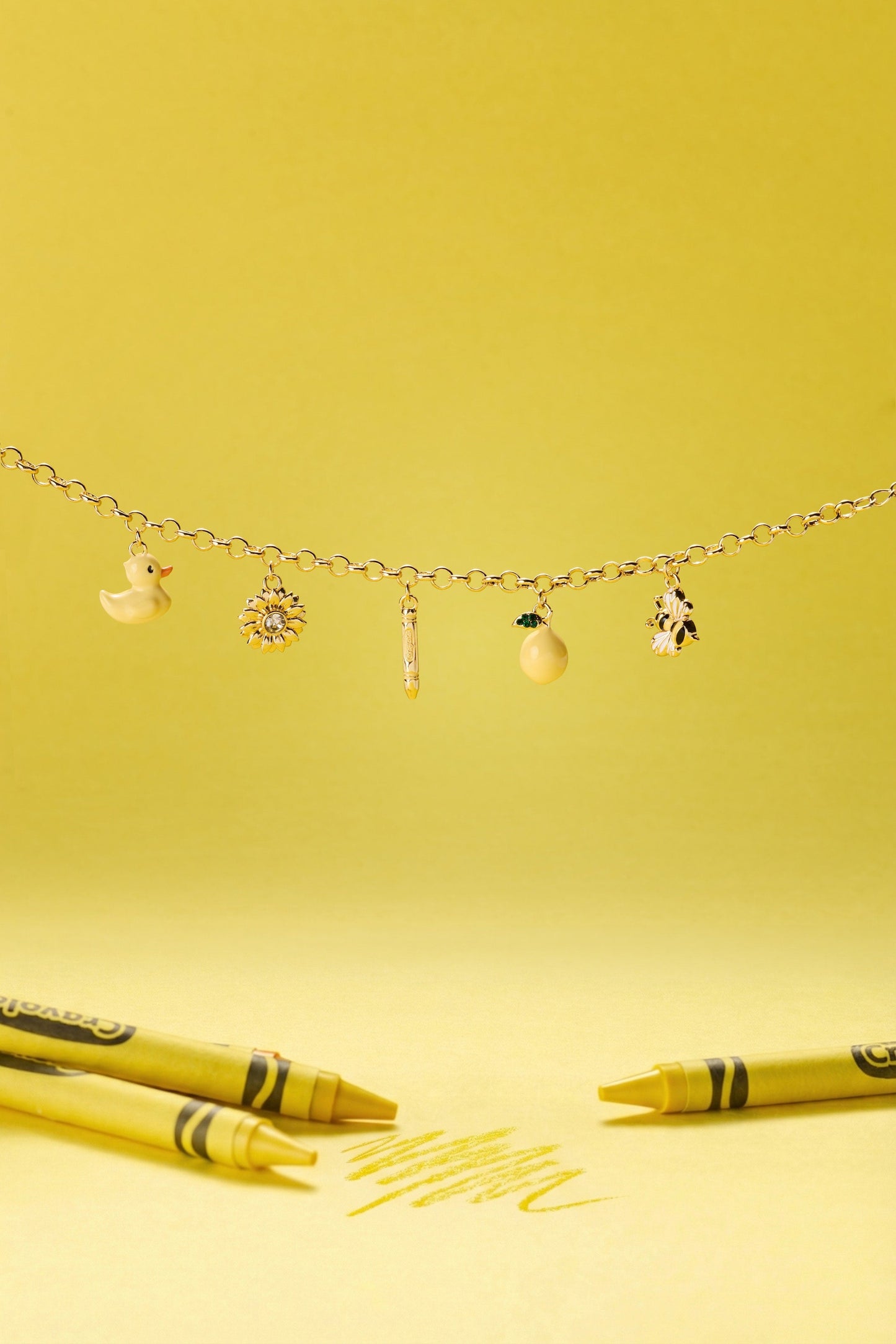 Crayola Fan Favorites Sunglow Charm Bracelet ALEX AND ANI