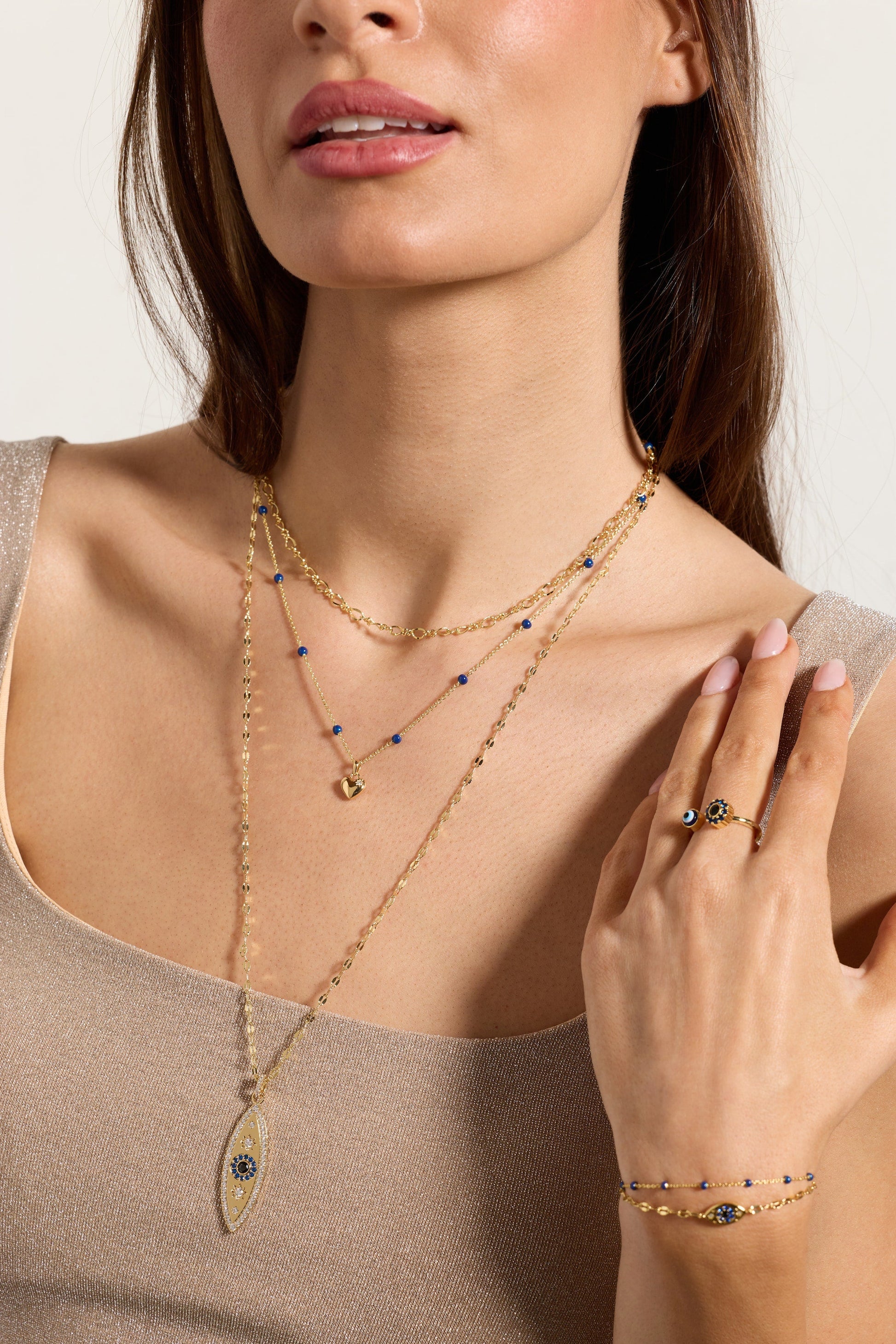 Festival Stranded™ Evil Eye Necklace ALEX AND ANI