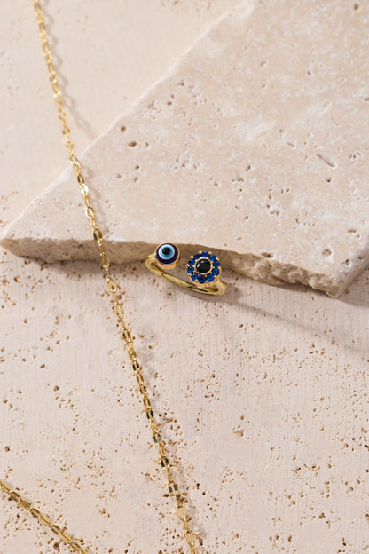 Evil Eye Fidget Spinner Ring ALEX AND ANI