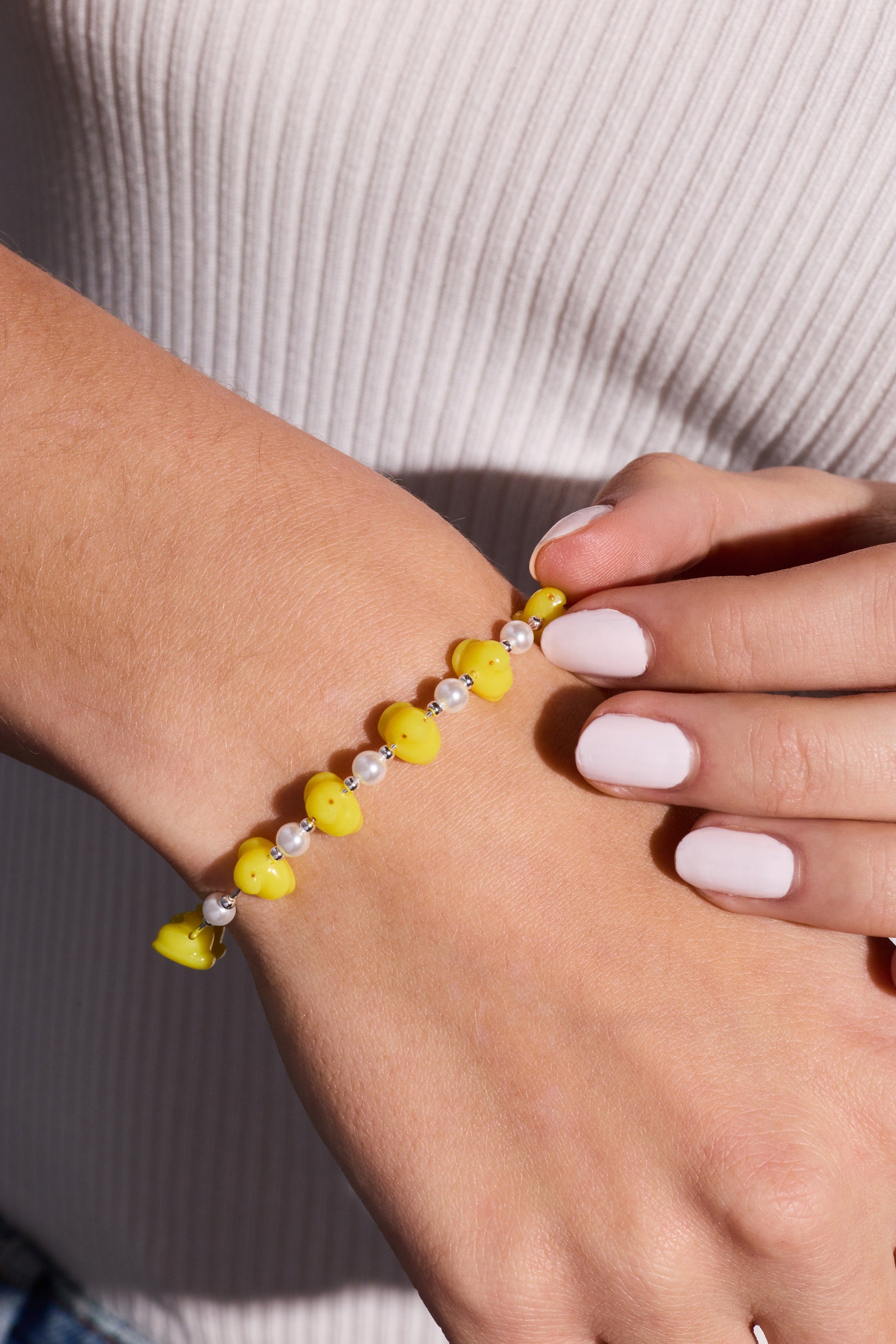 PEEPS® Chick Beaded Bangle ALEX AND ANI