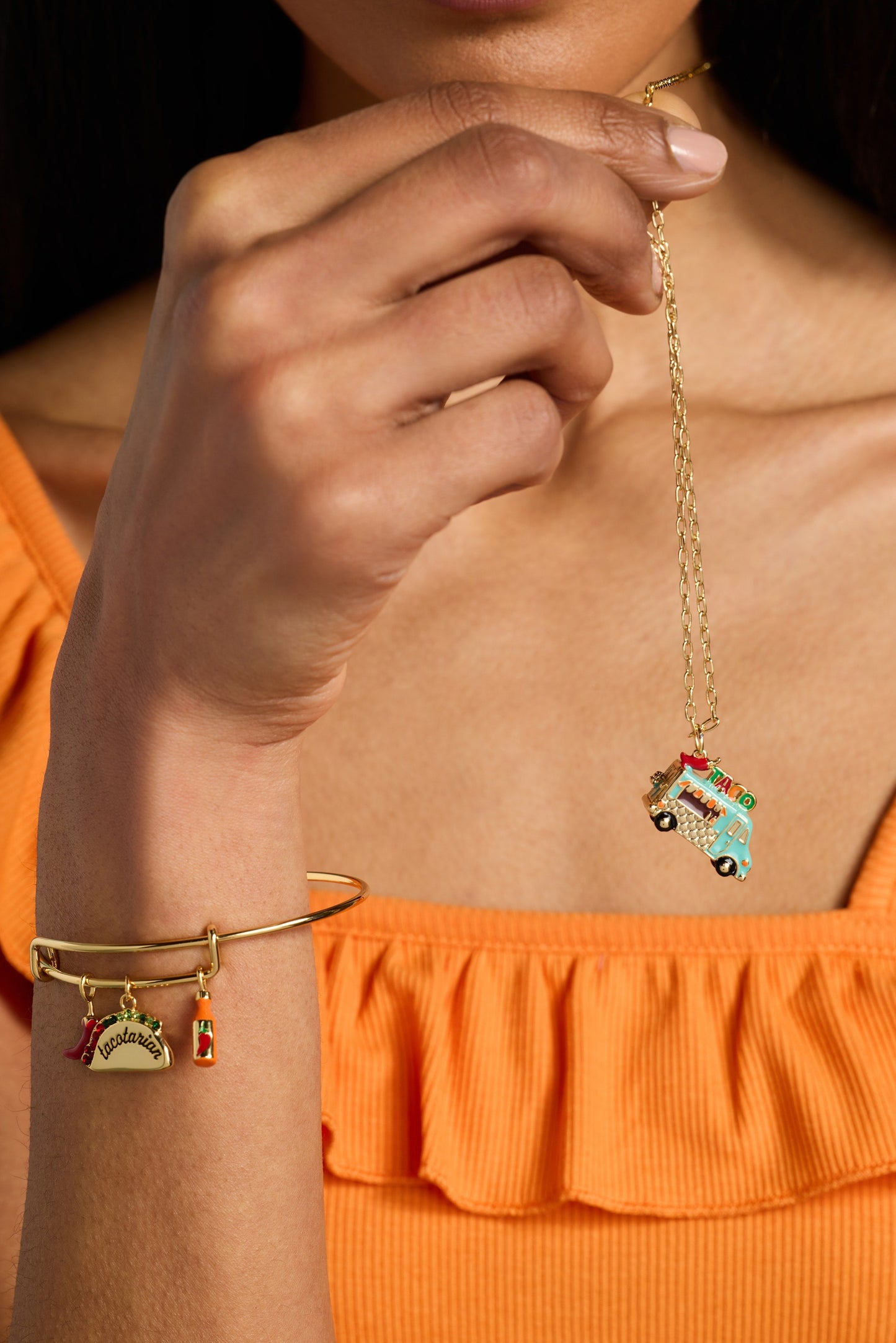 Taco Truck Locket Necklace ALEX AND ANI