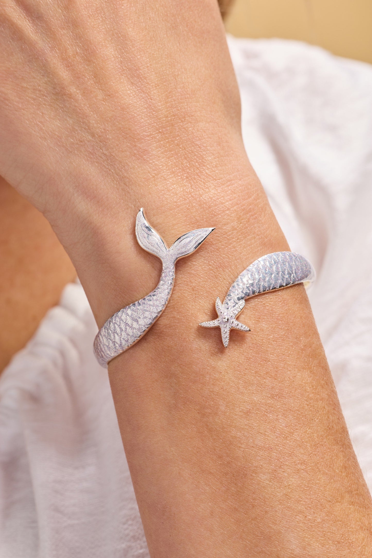 Salt + Sea 'Mermaid Kisses, Starfish Wishes' Cuff ALEX AND ANI