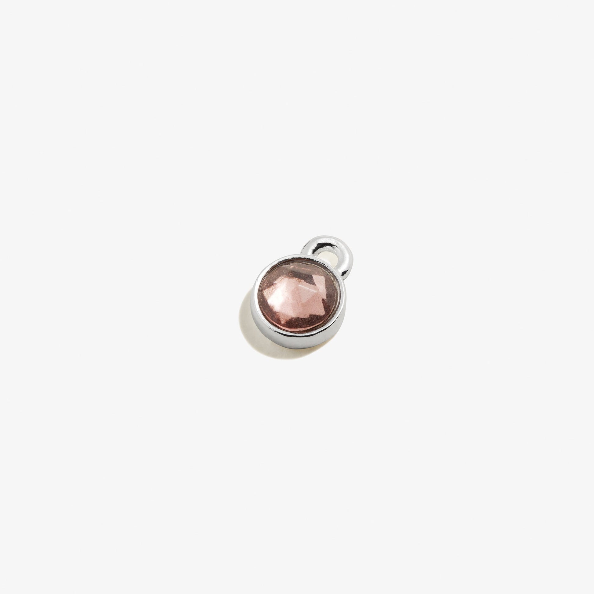 Light Amethyst Hoop Earring Charm ALEX AND ANI