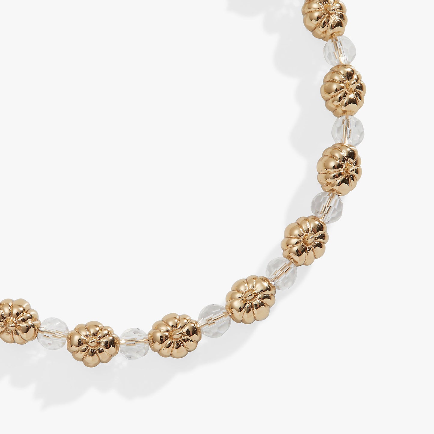Pumpkin + Crystal Beaded Bangle ALEX AND ANI