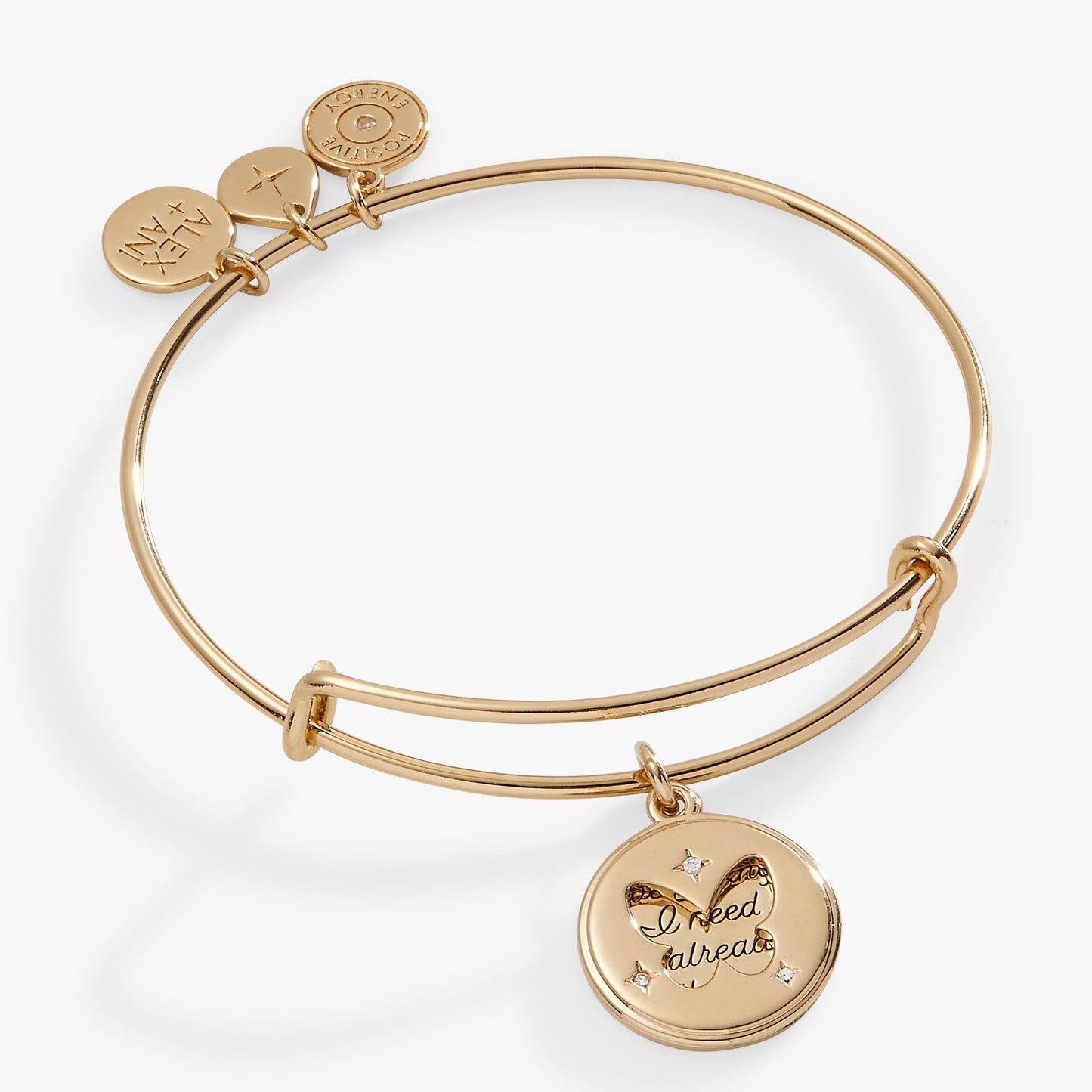 Hidden Message Butterfly Affirmation Bangle ALEX AND ANI