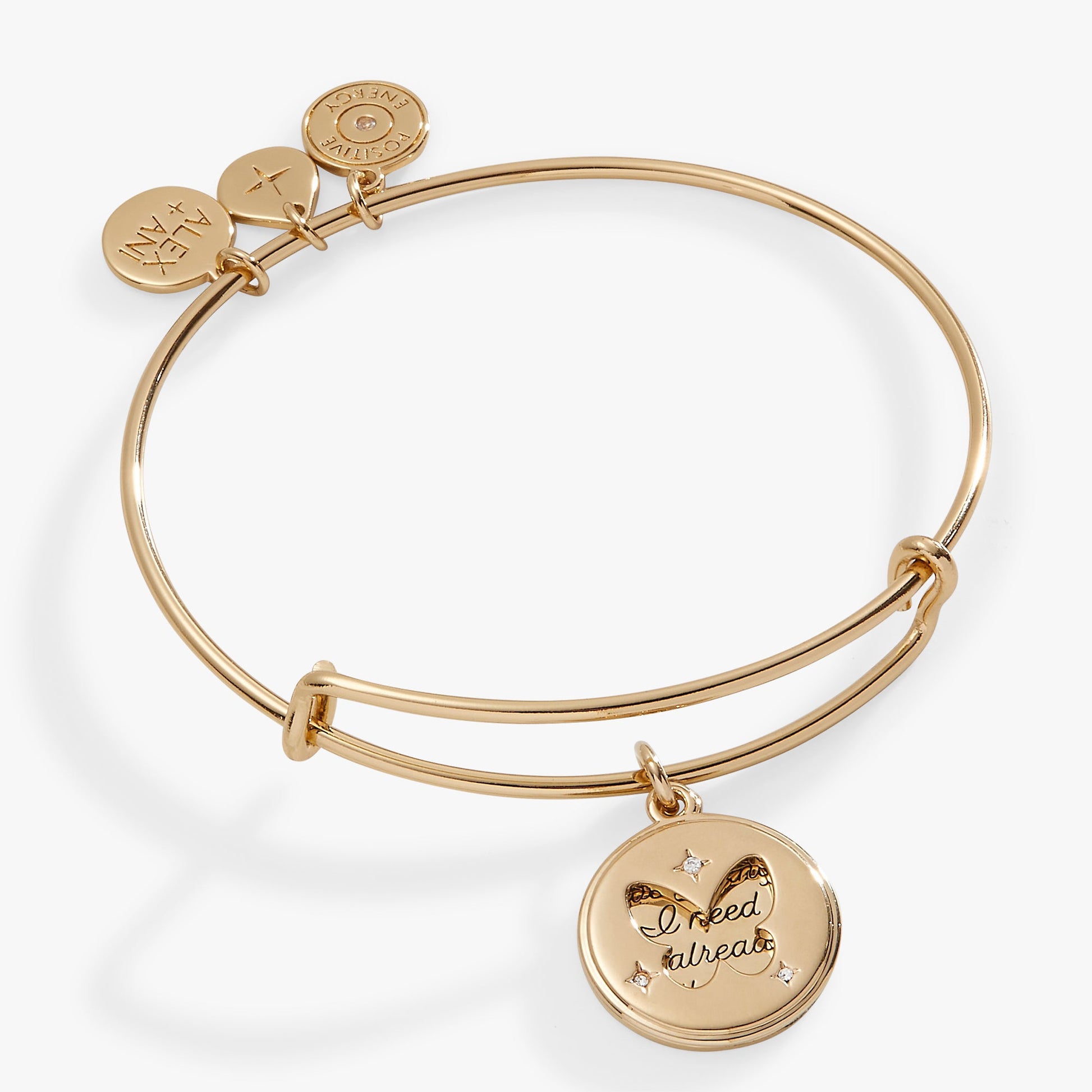 Hidden Message Butterfly Affirmation Bangle ALEX AND ANI