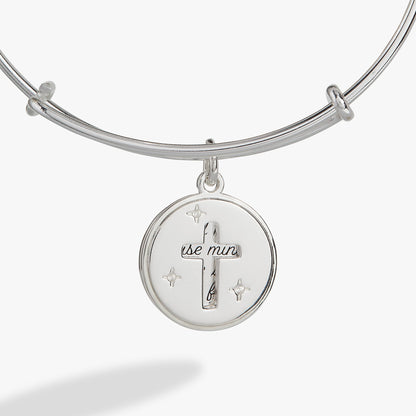Hidden Message Cross Affirmation Bangle ALEX AND ANI