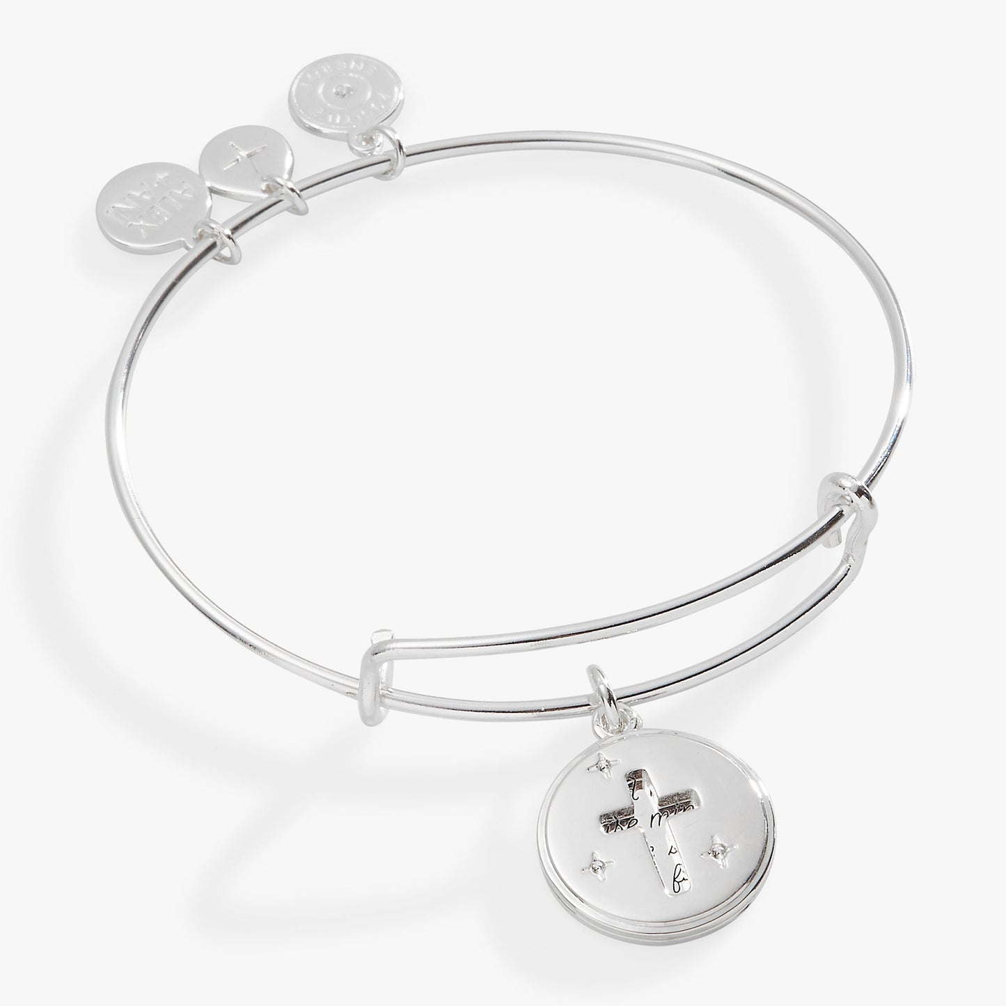 Hidden Message Cross Affirmation Bangle ALEX AND ANI