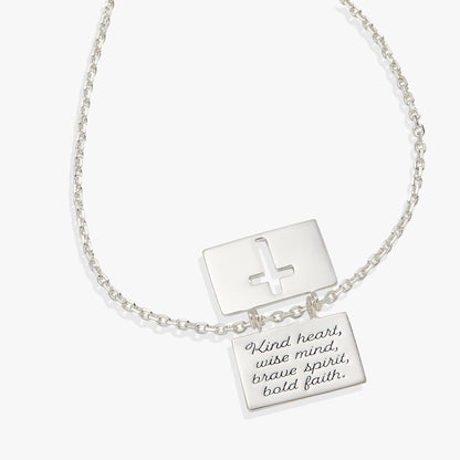 Hidden Message Cross Affirmation Necklace ALEX AND ANI