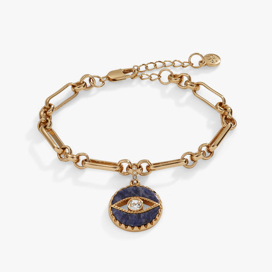 Sodalite Evil Eye Chain Bracelet ALEX AND ANI