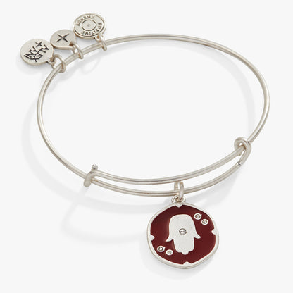 Glass Crystal Hamsa Charm Bangle ALEX AND ANI