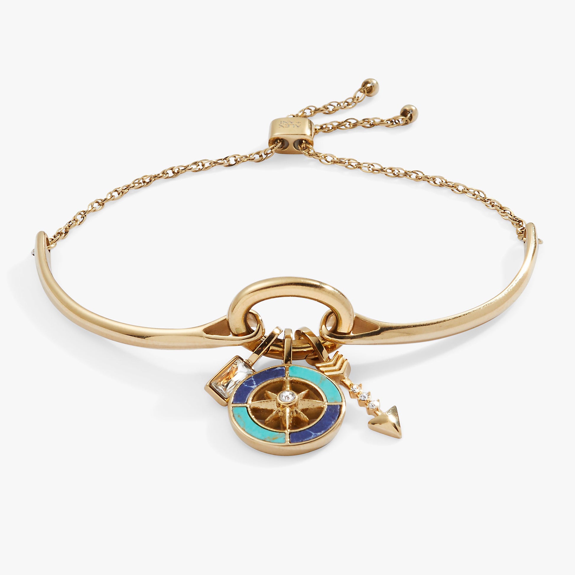 New Beginnings Trio Interchangeable Charm Bracelet ALEX AND ANI