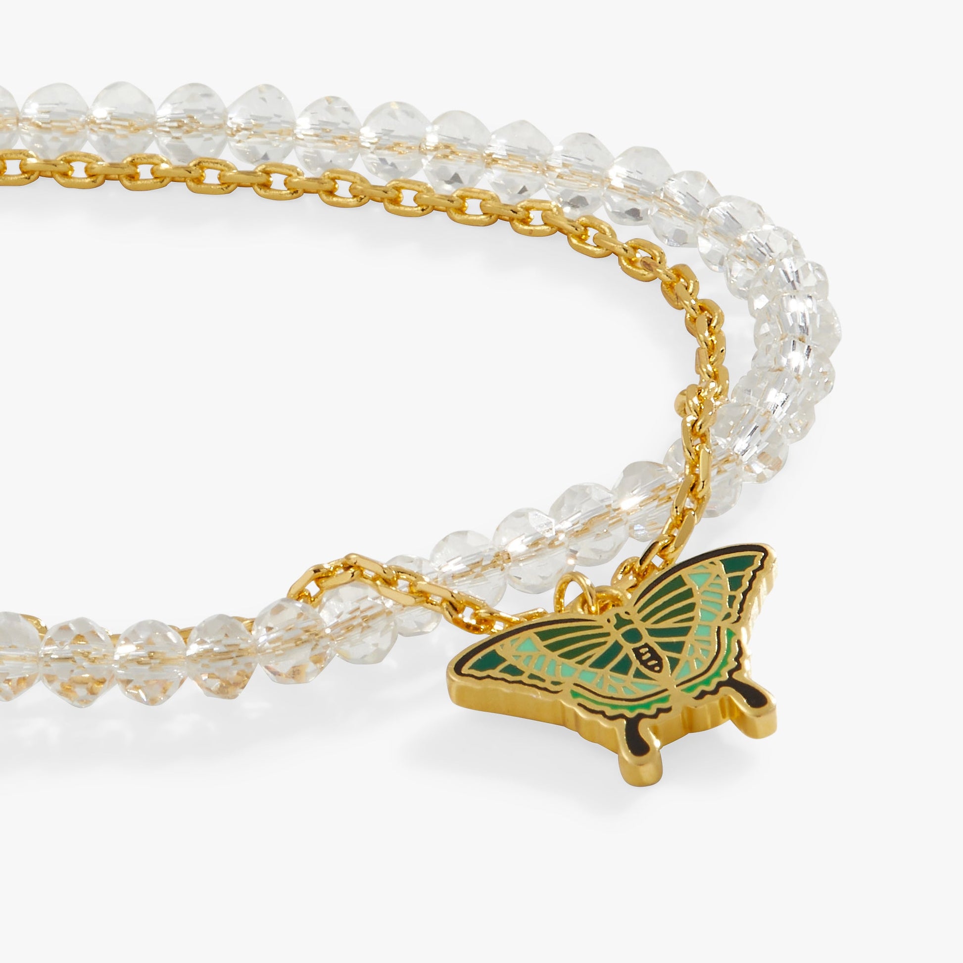 Emerald Swallowtail Butterfly Charm Bracelet ALEX AND ANI