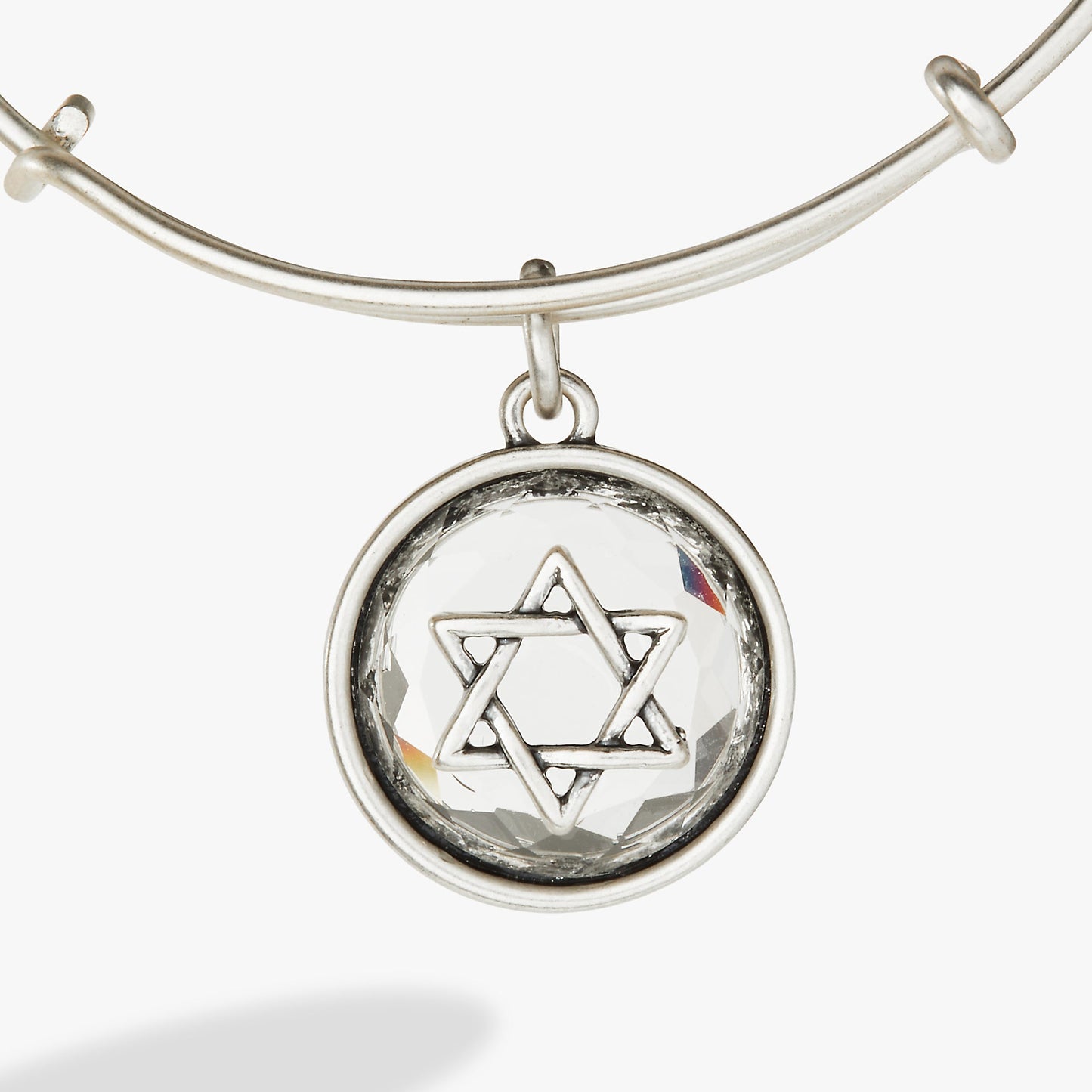 Star of David Crystal Charm Bangle ALEX AND ANI