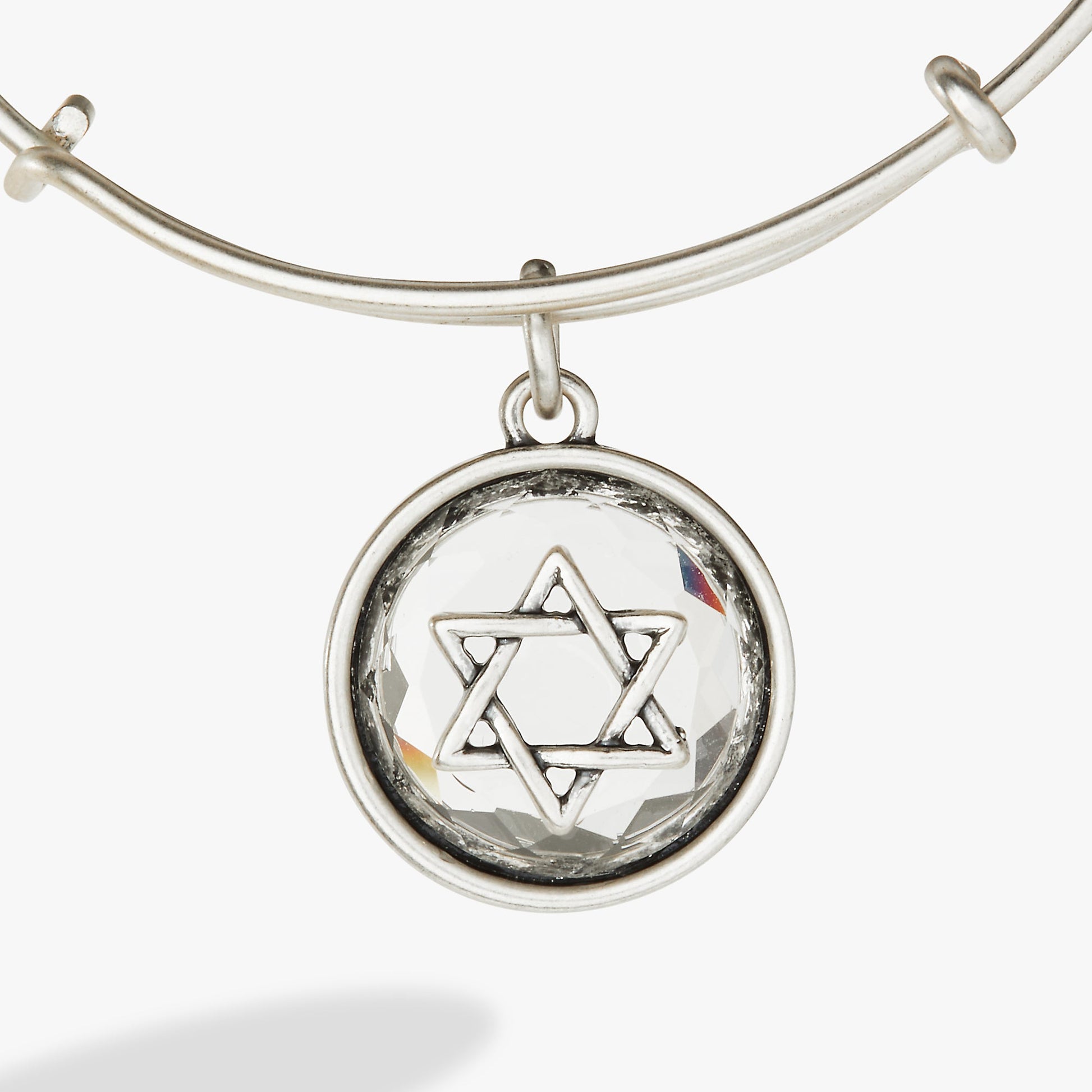 Star of David Crystal Charm Bangle ALEX AND ANI