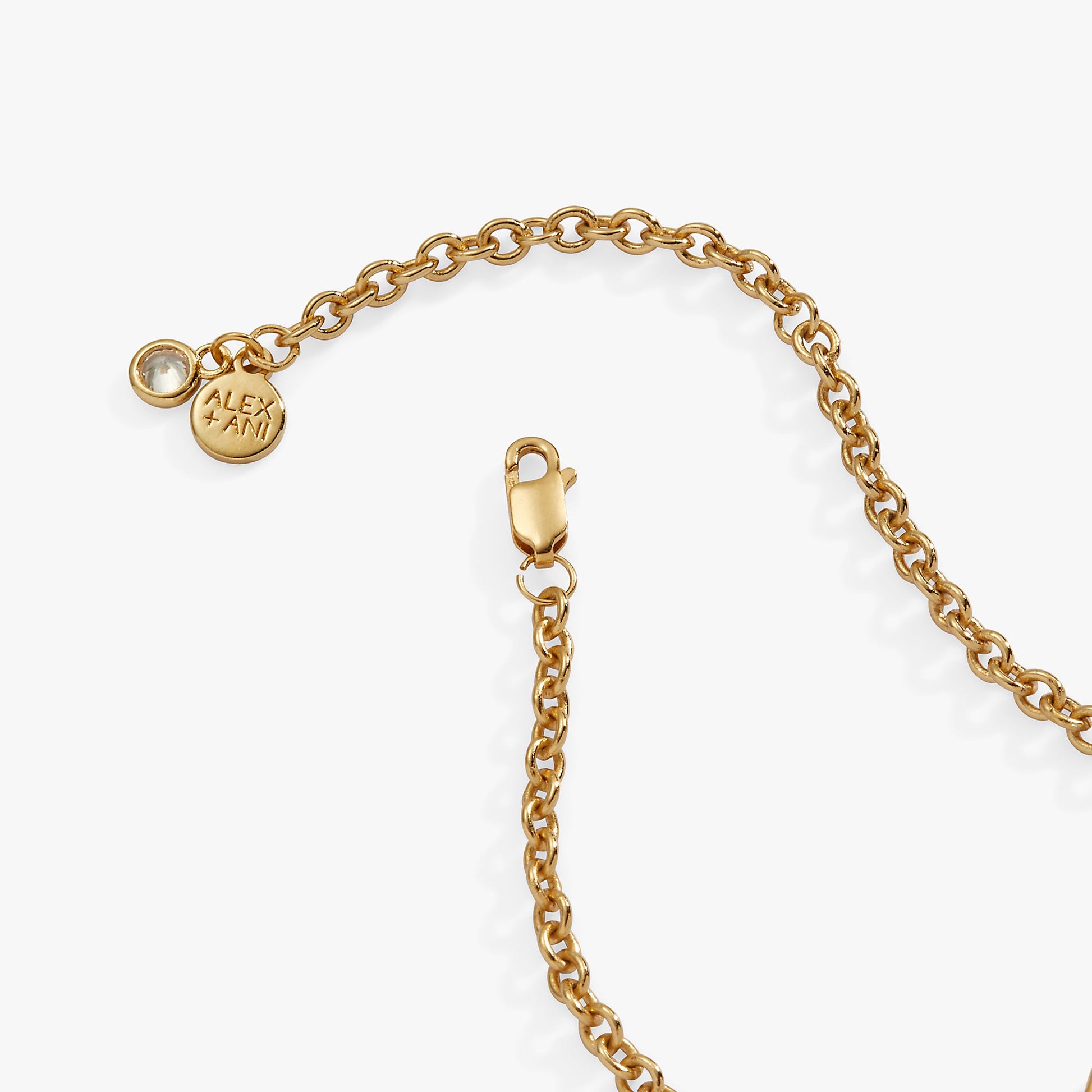 Star of David Heart Bracelet, 14kt Gold Plated ALEX AND ANI