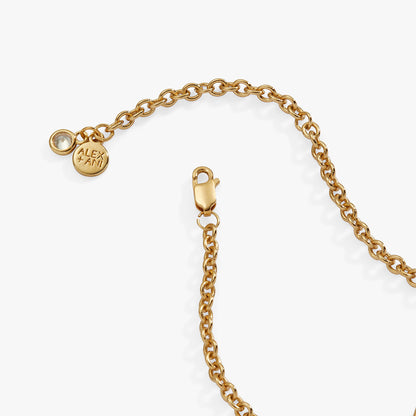 Star of David Heart Bracelet, 14kt Gold Plated ALEX AND ANI