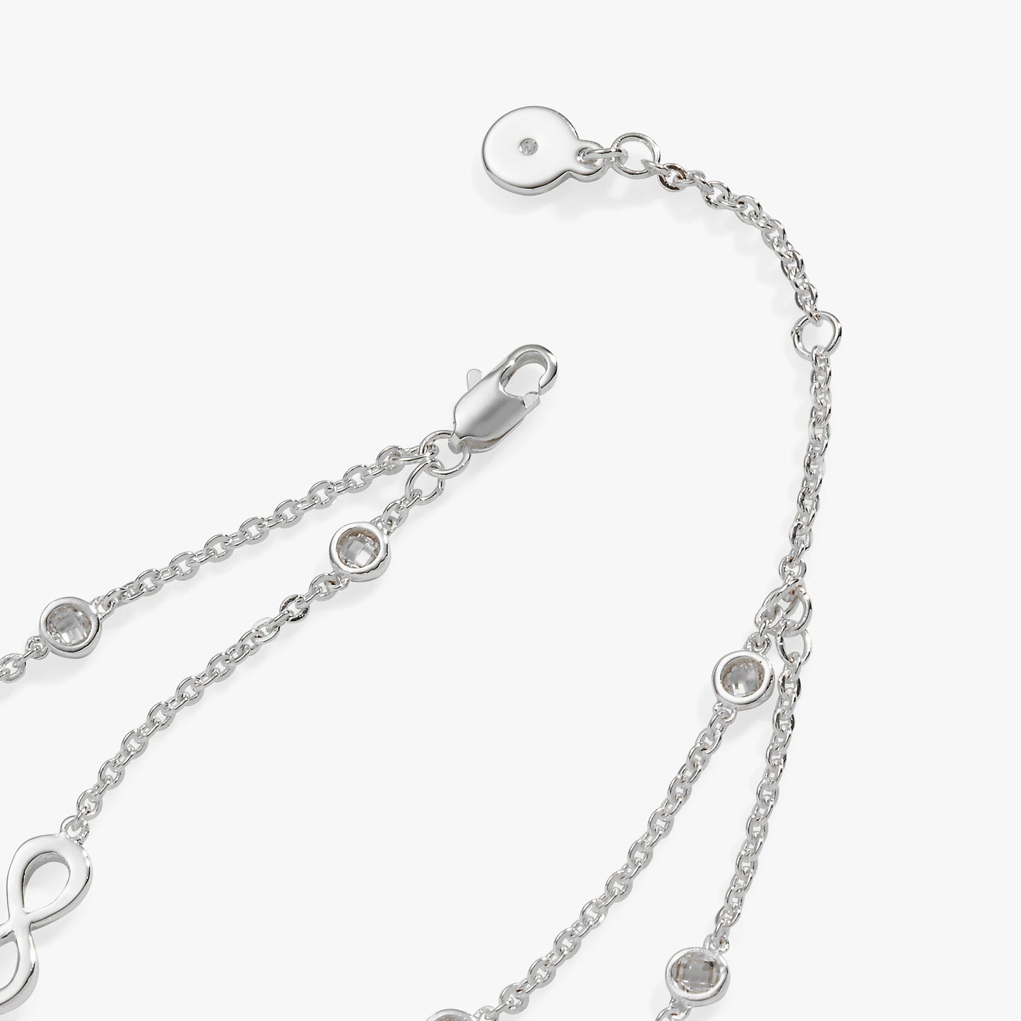 Sister Infinity Chain Double Strand Bracelet ALEX AND ANI