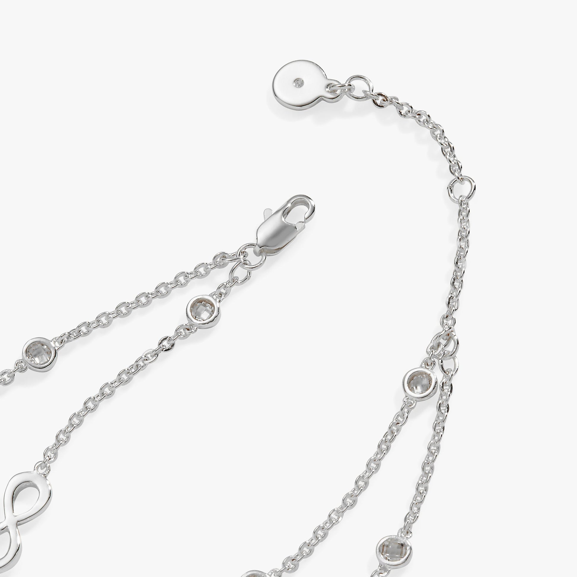Sister Infinity Chain Double Strand Bracelet ALEX AND ANI