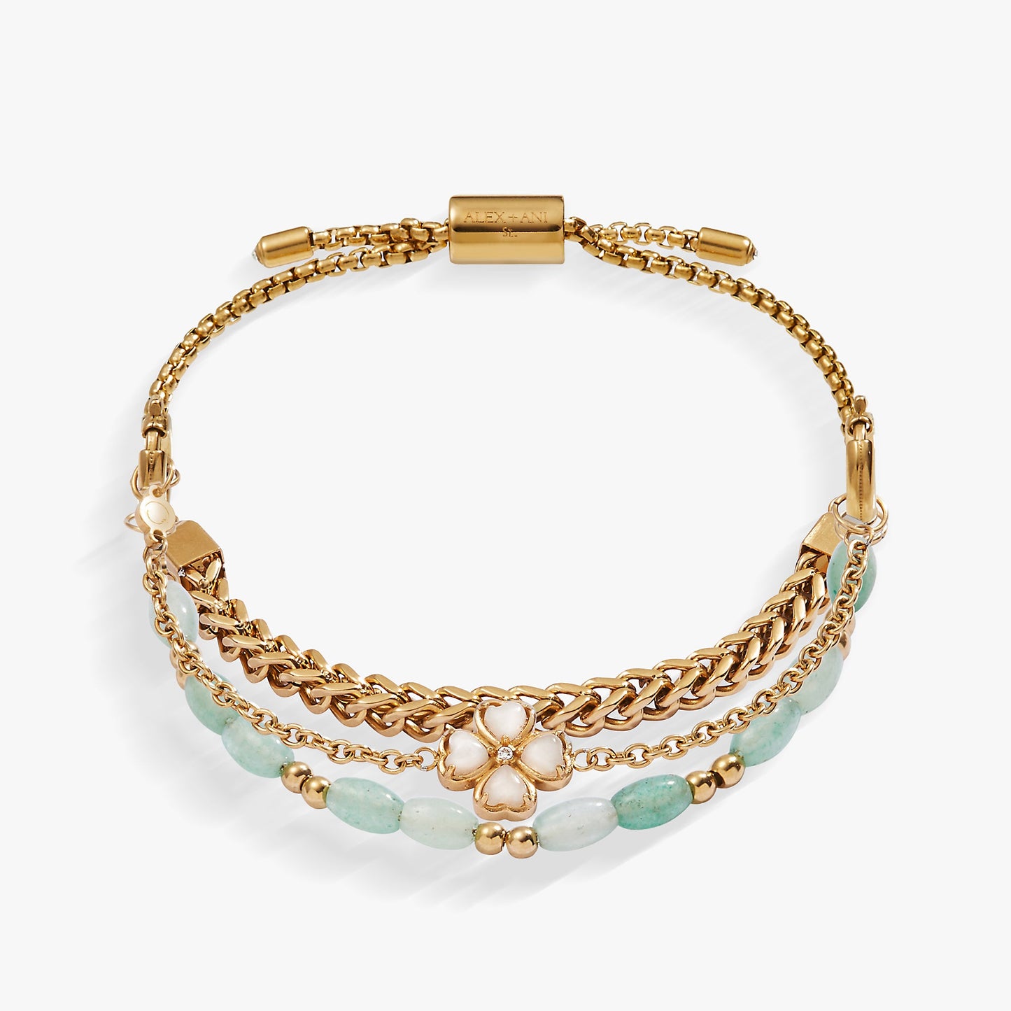 Four-Leaf Clover Stranded™ Bracelet Set ALEX AND ANI