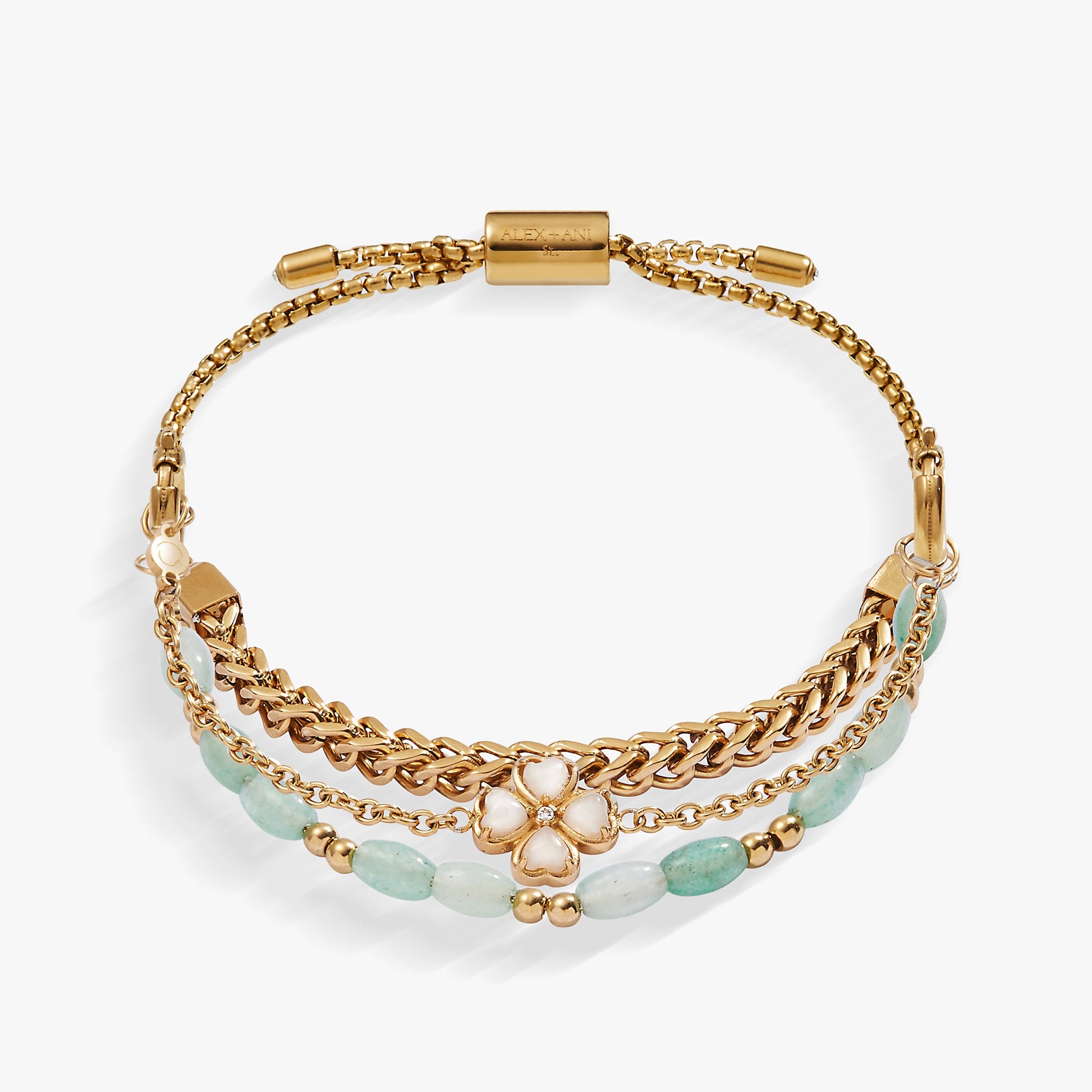 Four-Leaf Clover Stranded™ Bracelet Set ALEX AND ANI
