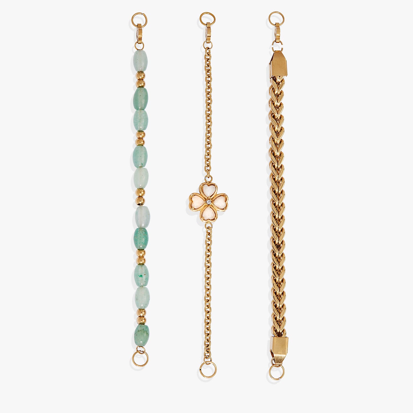 Four-Leaf Clover Stranded™ Bracelet Set ALEX AND ANI