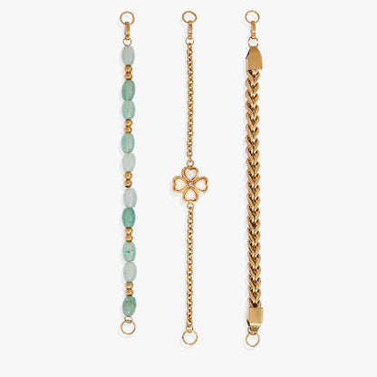 Four-Leaf Clover Stranded™ Bracelet Set ALEX AND ANI