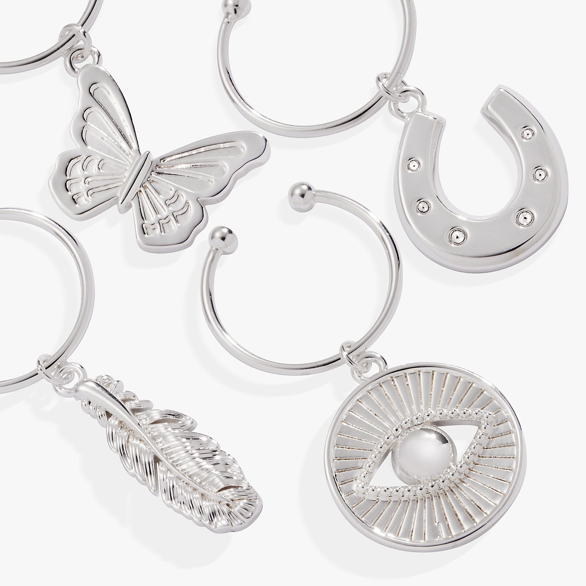Good Vibes Wine Glass Charm Set of 4 ALEX AND ANI