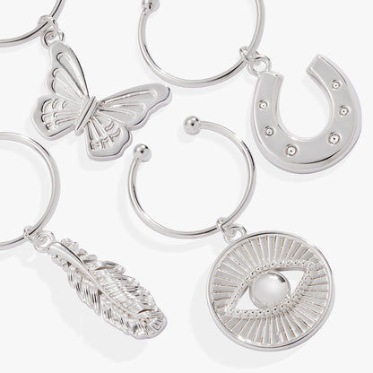 Good Vibes Wine Glass Charm Set of 4 ALEX AND ANI