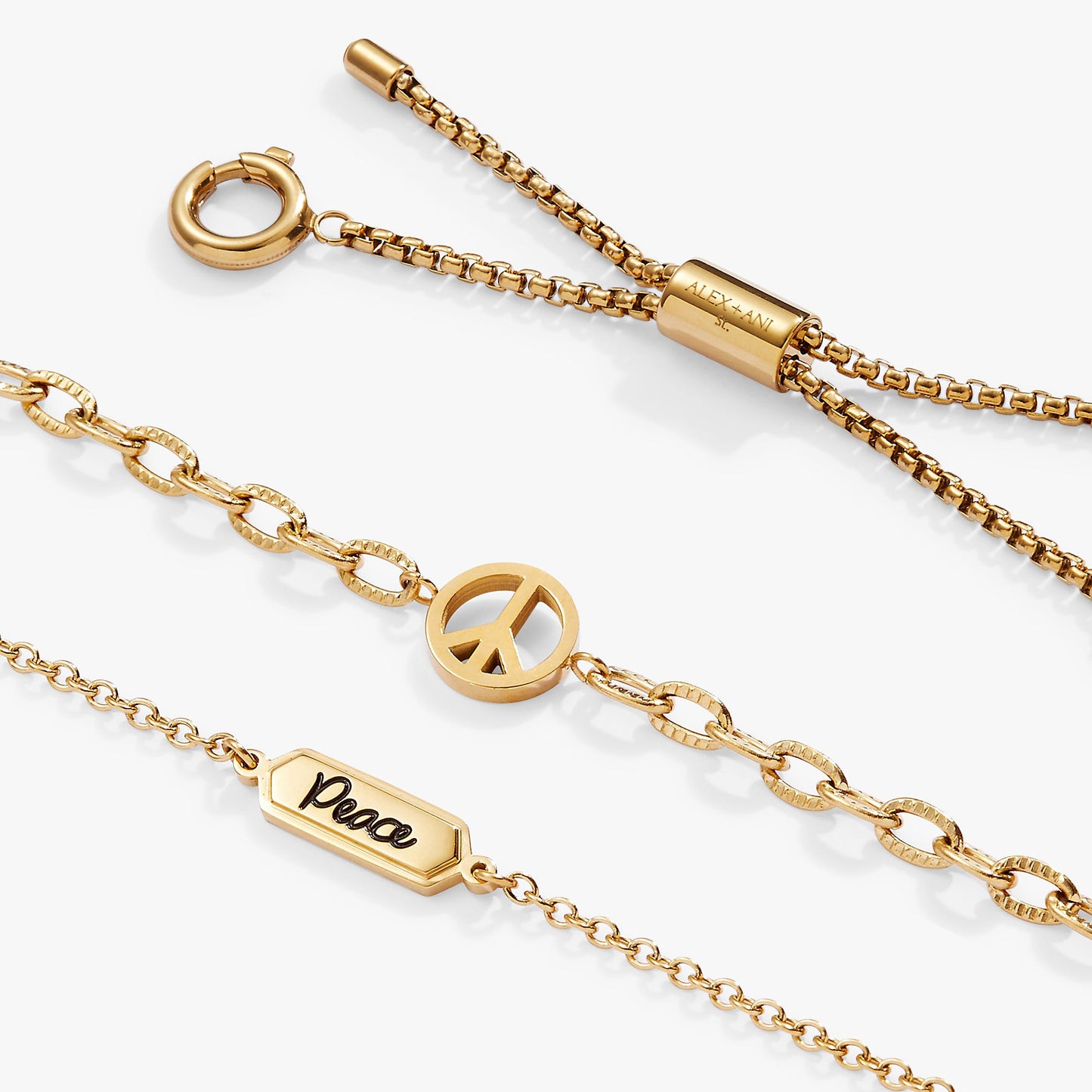 Peace Stranded Bracelet™ Set ALEX AND ANI