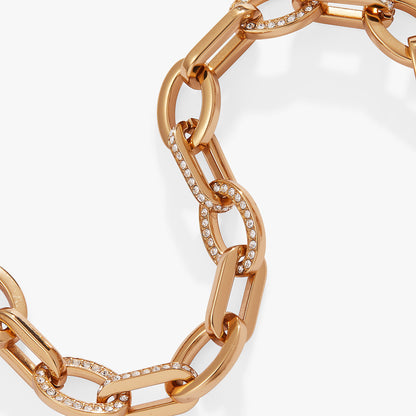 Oval Link Crystal Chain Toggle Bracelet ALEX AND ANI