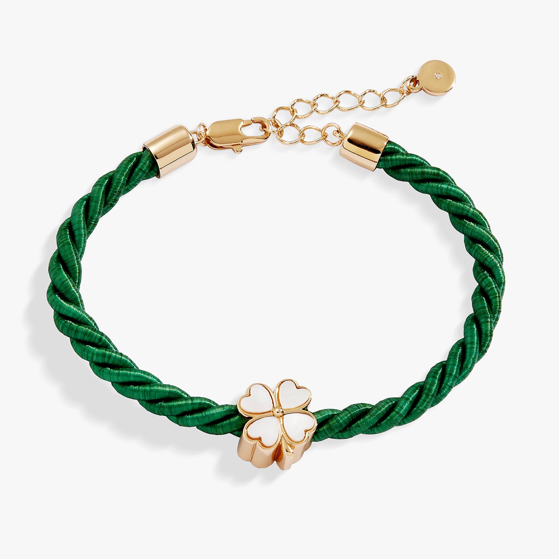 Four Leaf Clover Cord Bracelet ALEX AND ANI