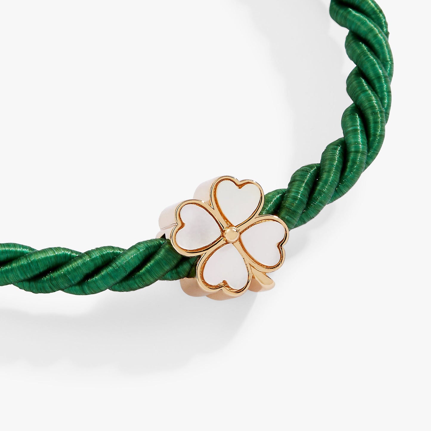 Four Leaf Clover Cord Bracelet ALEX AND ANI