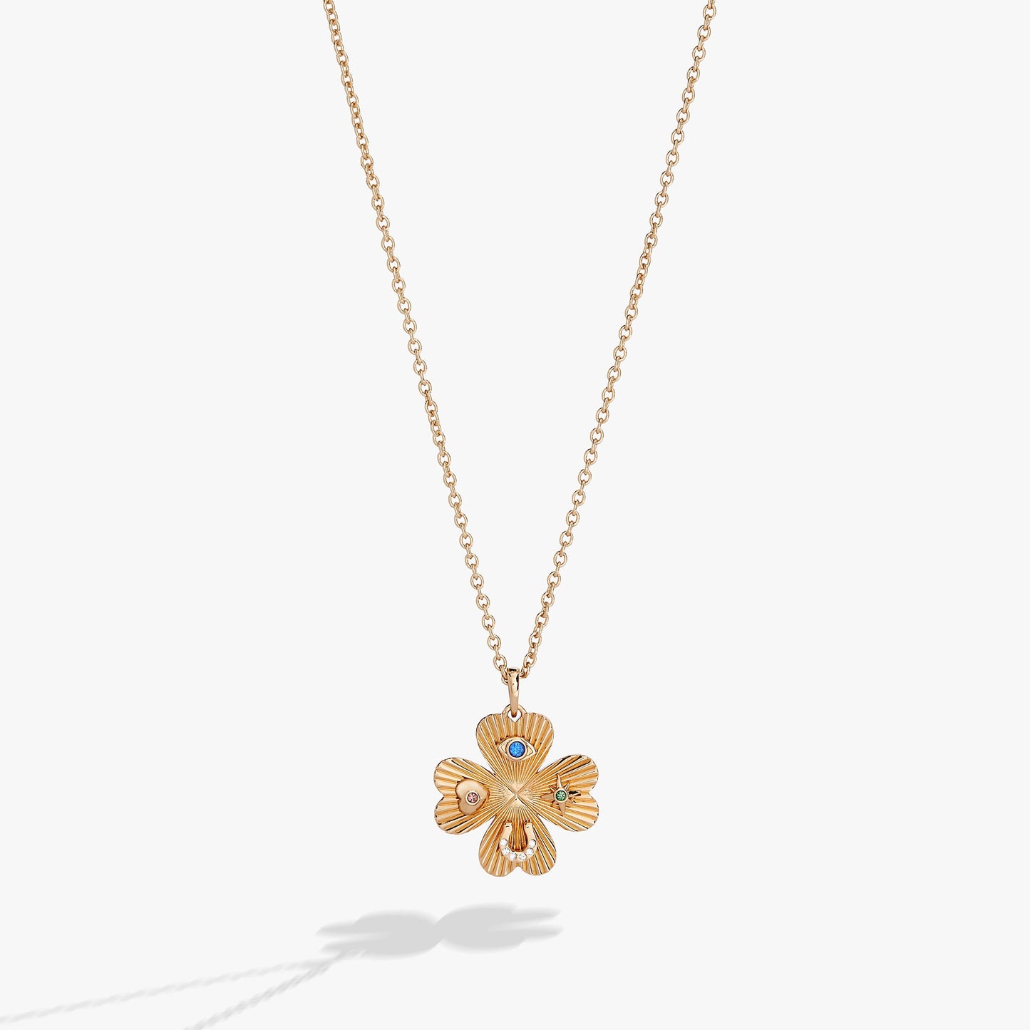 Lucky Four Leaf Clover Adjustable Necklace ALEX AND ANI