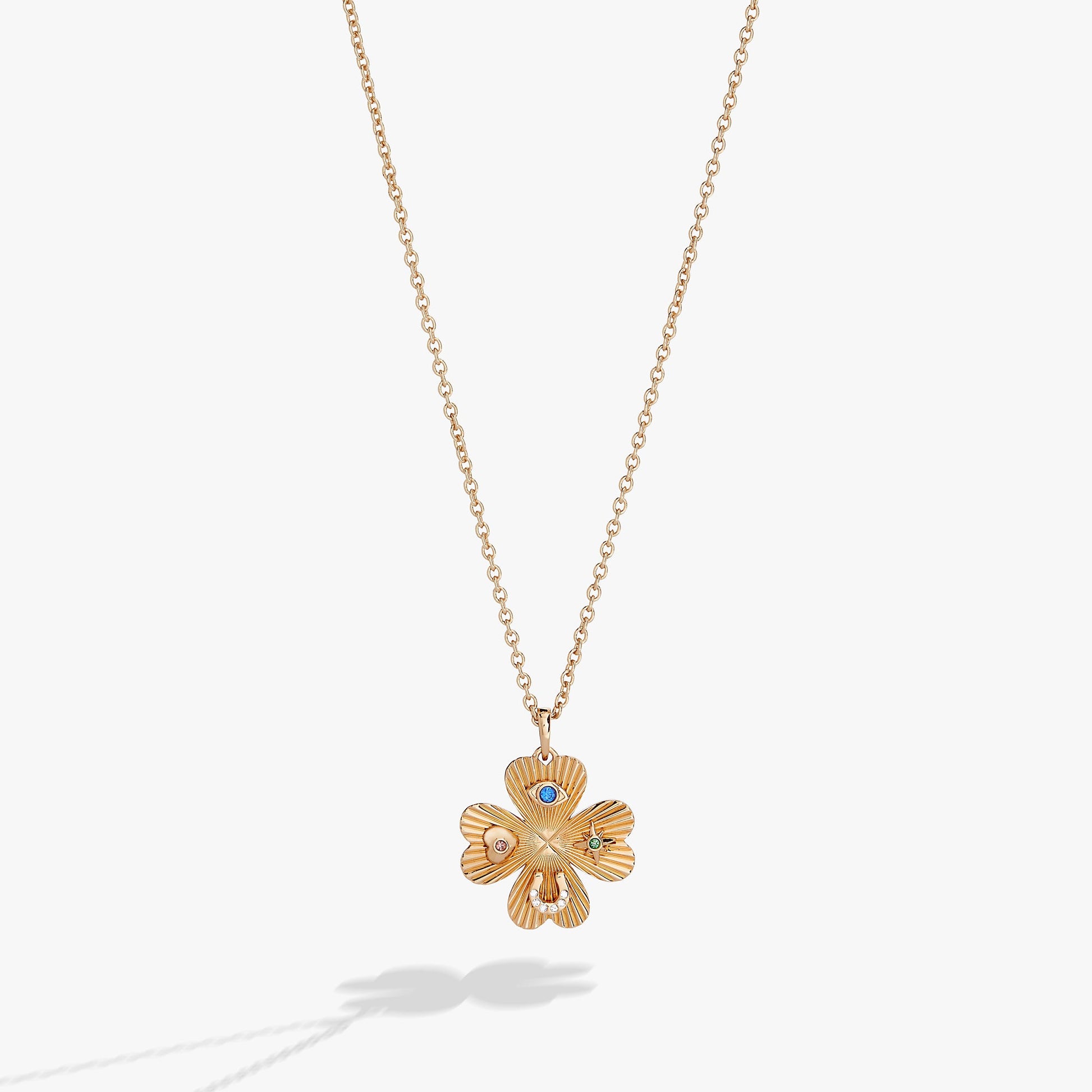 Lucky Four Leaf Clover Adjustable Necklace ALEX AND ANI
