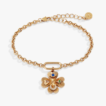 Lucky Four Leaf Clover Adjustable Bracelet ALEX AND ANI