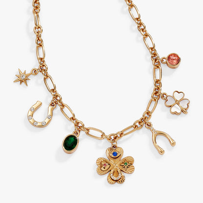 Lucky Four Leaf Clover Charm Necklace ALEX AND ANI