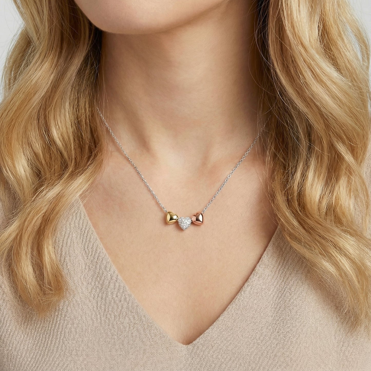 Crystal Heart Slider Necklace ALEX AND ANI