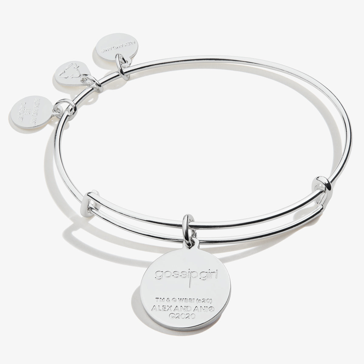 Gossip Girl Logo Charm Bangle ALEX AND ANI