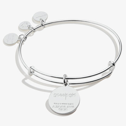 Gossip Girl Logo Charm Bangle ALEX AND ANI